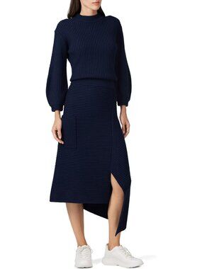 Womens Origami Slit Skirt